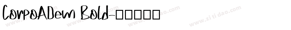 CorpoADem Bold字体转换